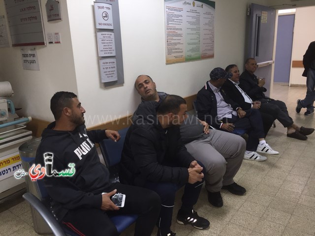 الرئيس عادل بدير ونوابه  في مُعايدة مرضية للسيد نكسون فريج والعديد من مرضى كفرقاسم في مستشفى هشارون